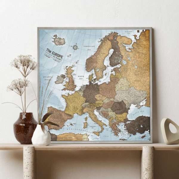 Mapa Korkowa Europy