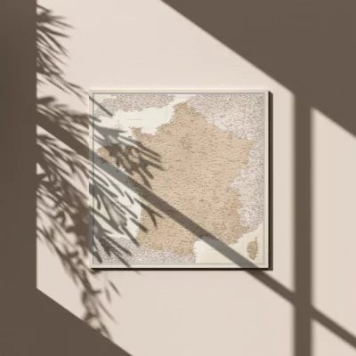 Mapa Korkowa Francji Beige Sand Dunes