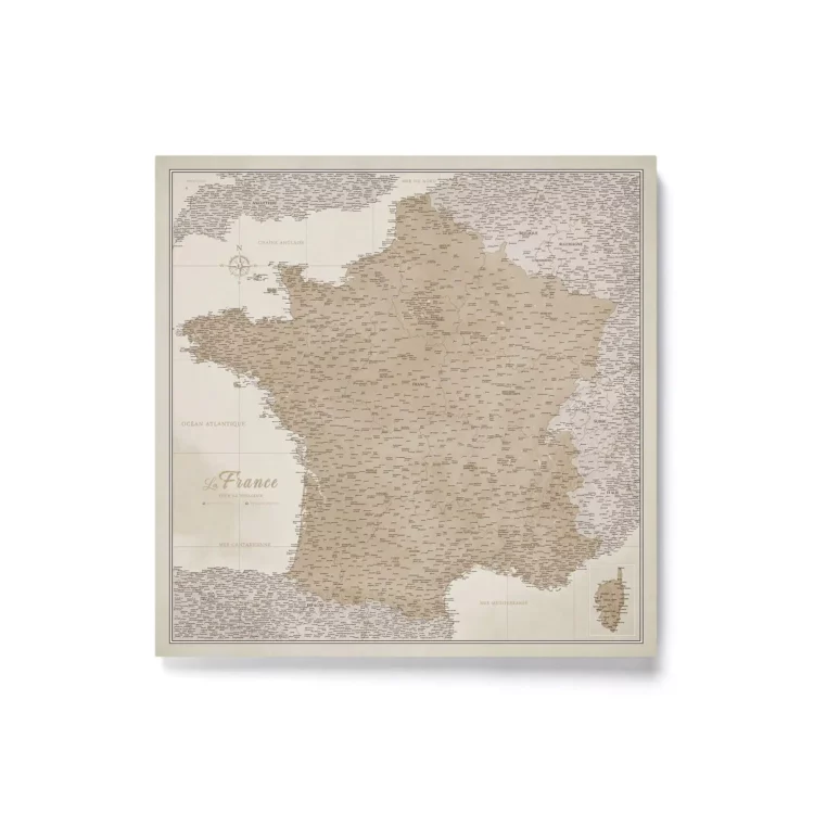 Mapa Korkowa Francji do wpinania Beige Sand Dunes