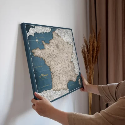 Mapa Korkowa Francji Garnet Glacier