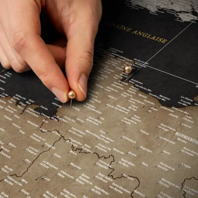 Mapa Korkowa Francji Golden Starry Night
