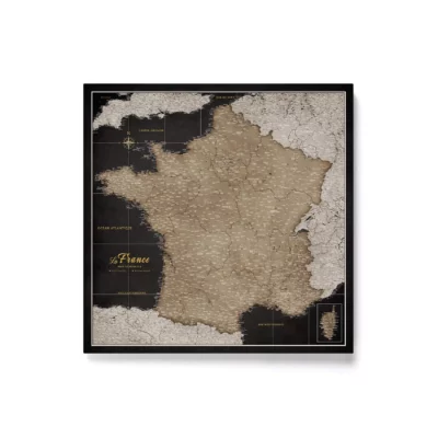 Mapa Korkowa Francji Golden Starry Night