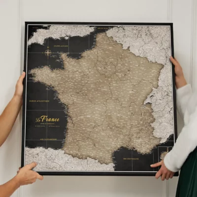 Mapa Korkowa Francji Golden Starry Night