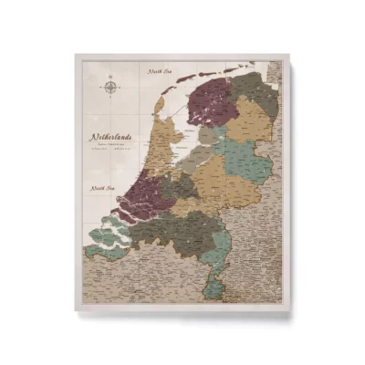 Mapa Korkowa Holandii do wpinania Modern Olive Safari
