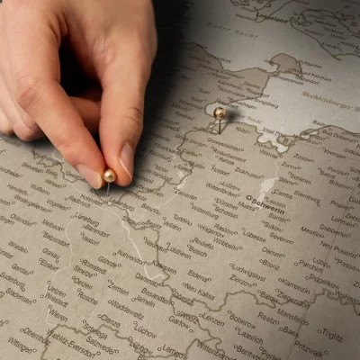 Mapa Korkowa Niemiec Beige Sand Dunes