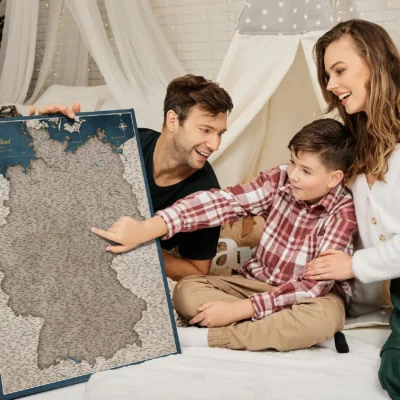 Mapa Korkowa Niemiec Garnet Glacier