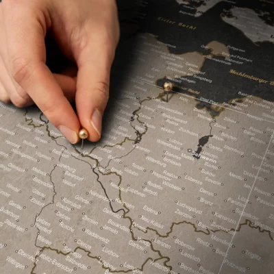 Mapa Korkowa Niemiec Golden Starry Night