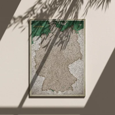 Mapa Korkowa Niemiec Green