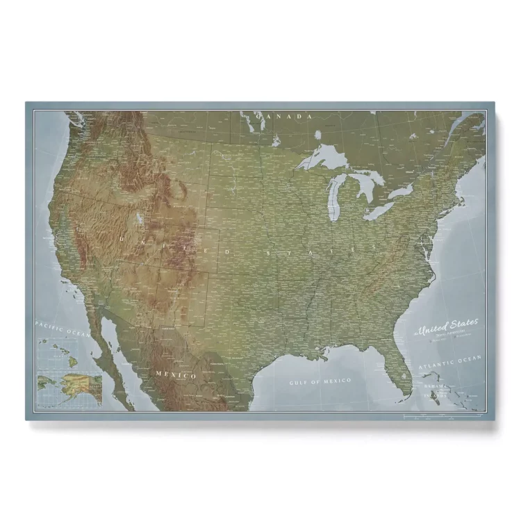 Mapa Korkowa USA Green Valey