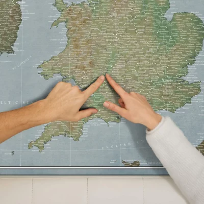 Mapa Korkowa Wielka Brytania i Irlandia Green Valey