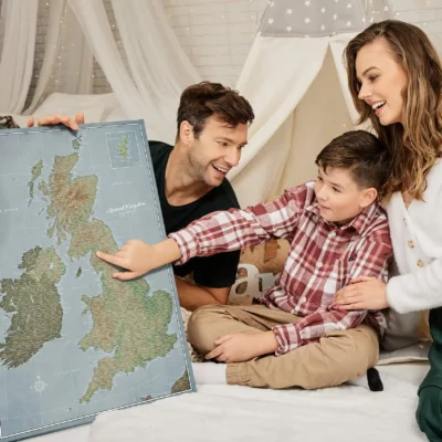 Mapa Korkowa Wielka Brytania i Irlandia Green Valey