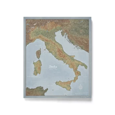 Mapa Korkowa Włoch z pinezkami Green Valey