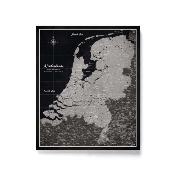 Mapa Korkowa Holandii do wpinania Black And Silver Moon