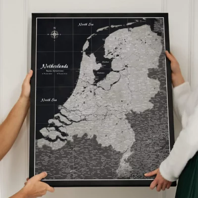 Mapa Korkowa Holandii do wpinania Black And Silver Moon