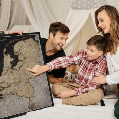 Mapa Korkowa Holandii do wpinania Golden Starry Night