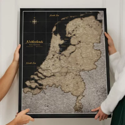 Mapa Korkowa Holandii do wpinania Golden Starry Night