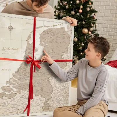 Mapa Korkowa Holandii do wpinania Beige Sand Dunes