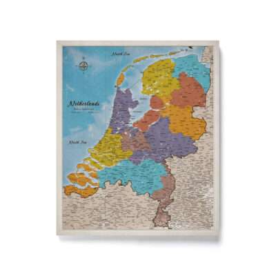 Mapa Korkowa Holandii do wpinania Multicolor