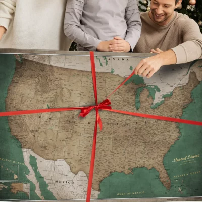 Mapa Korkowa USA Green