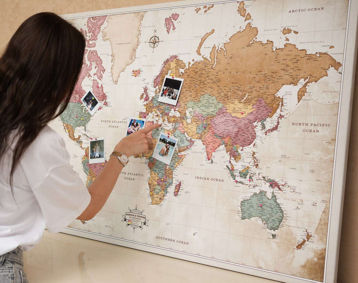 Mapa do zaznaczania miejsc w których się było