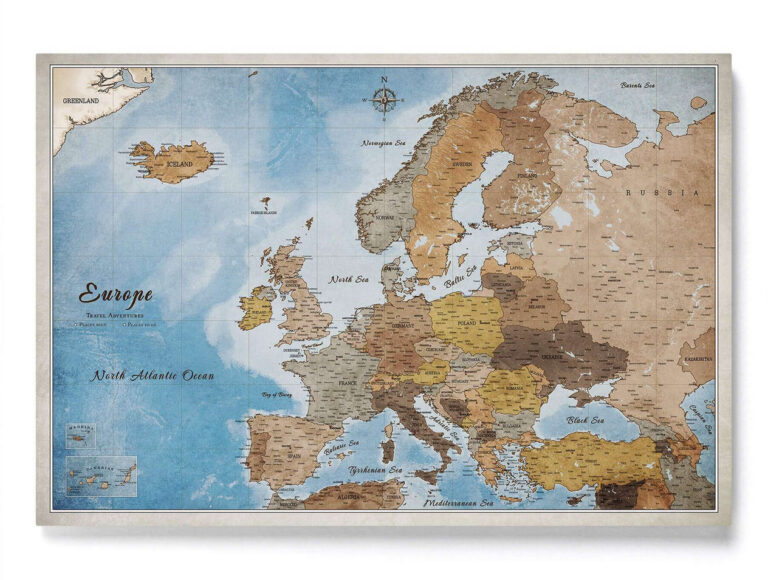 Dlaczego mapy korkowe Europy to hit w nowoczesnych wnętrzach